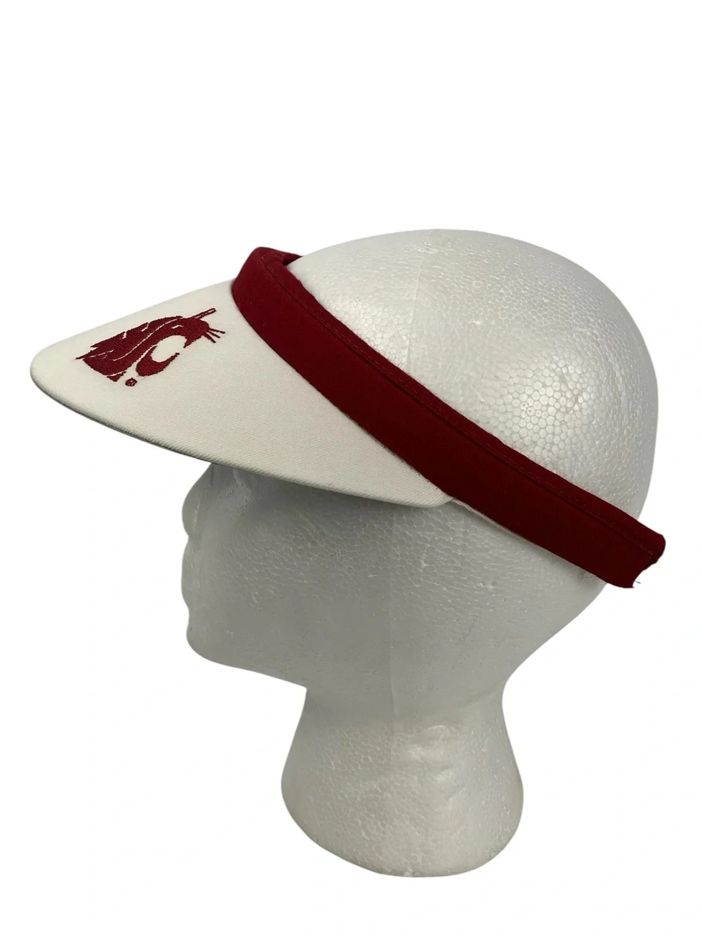 Vintage WSU Cougars Women's Sun Visor Washington State University Tennis Golf